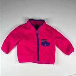 Baby GAP Girls' Pink and‎ Purple Arctic Fleece Jacket 6-12 months